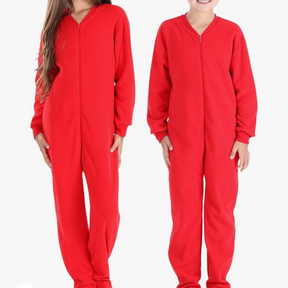 Girls/Boys used red footed Pajamas! Sleepytime  Kids' Fleece polyester